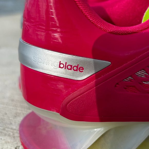 Adidas Springblade Running Shoe Razor Berry & Lime Women's Size 7 Rare M20248 - Picture 10 of 10